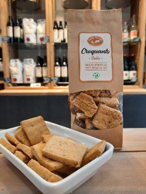 Croquants salés nature 150 g.