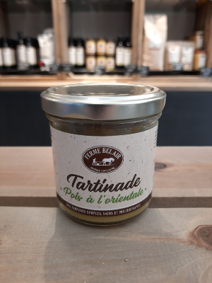 Tartinade pois à l'orientale bio 150g.