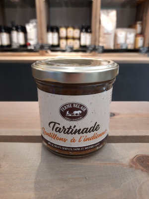 Tartinade lentillons à l'indienne bio 150g.