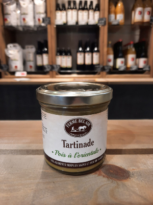 Tartinade pois à l'orientale bio 150g.